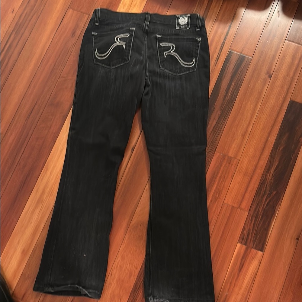 Rock & Republic Black Boot Cut Jeans with Sleek Design